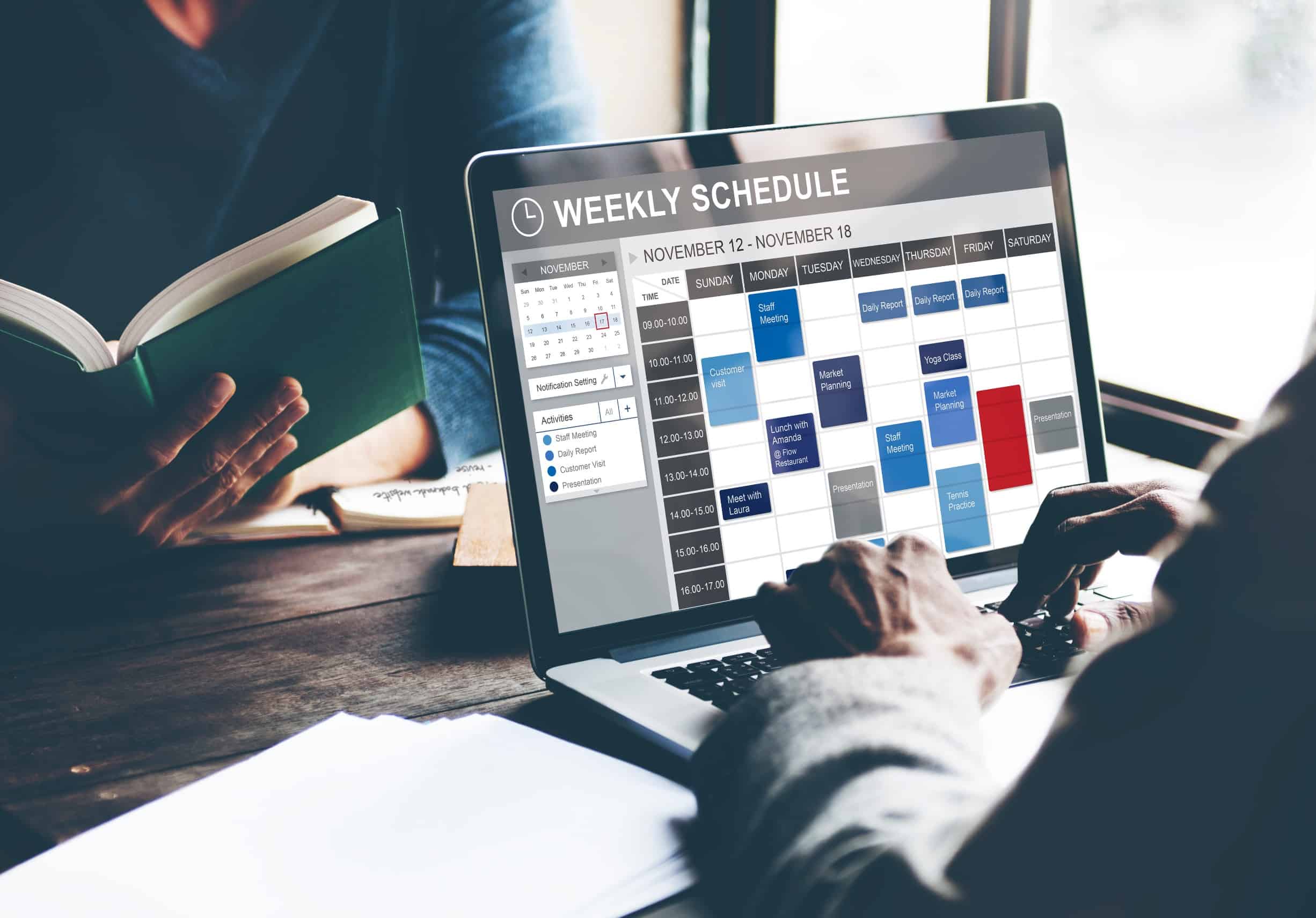 hybrid work schedules